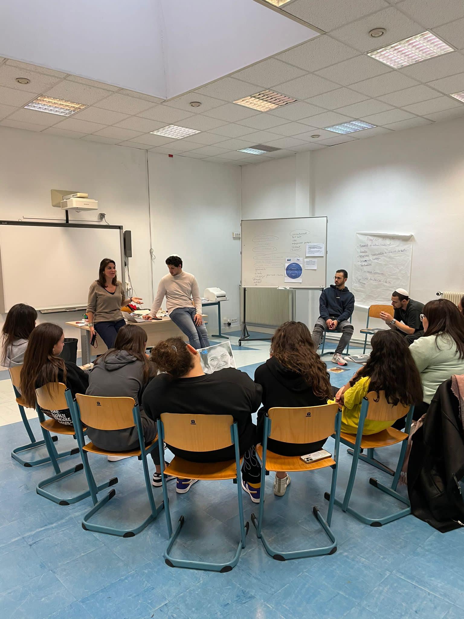 Tournée des stages de formation pour l’équipe de NOÉ pour la jeunesse. 